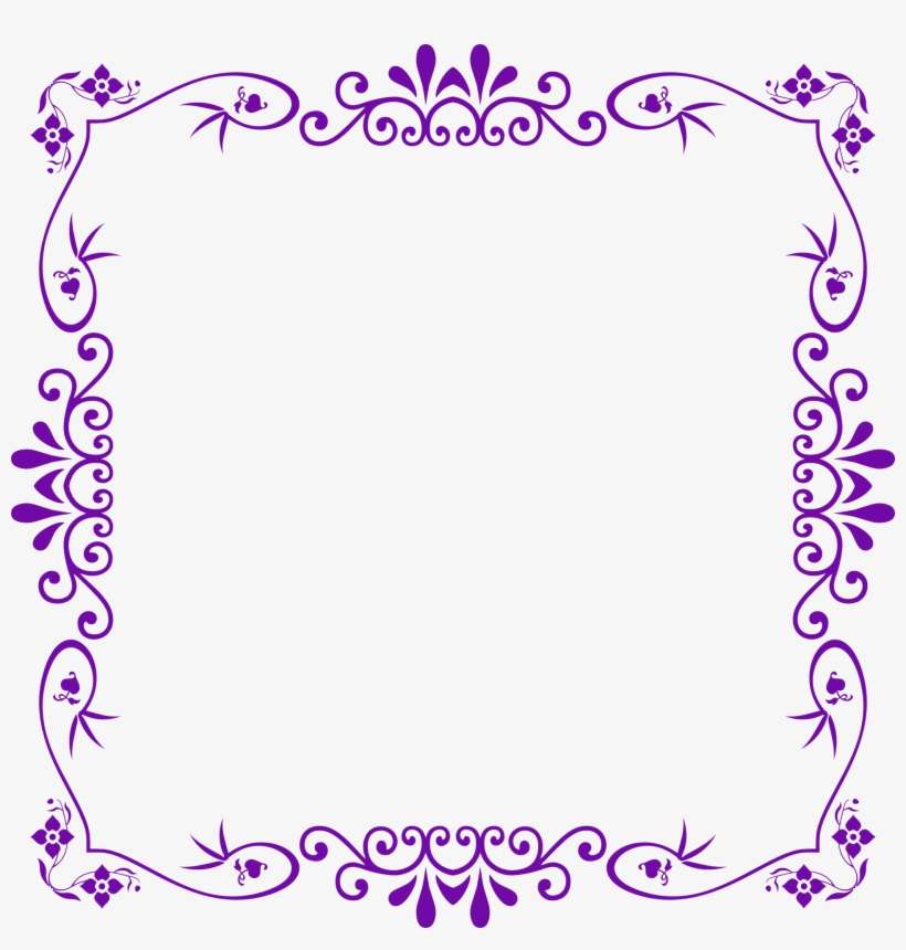 Flowers Frame Png Image - Frame Png, transparent png download