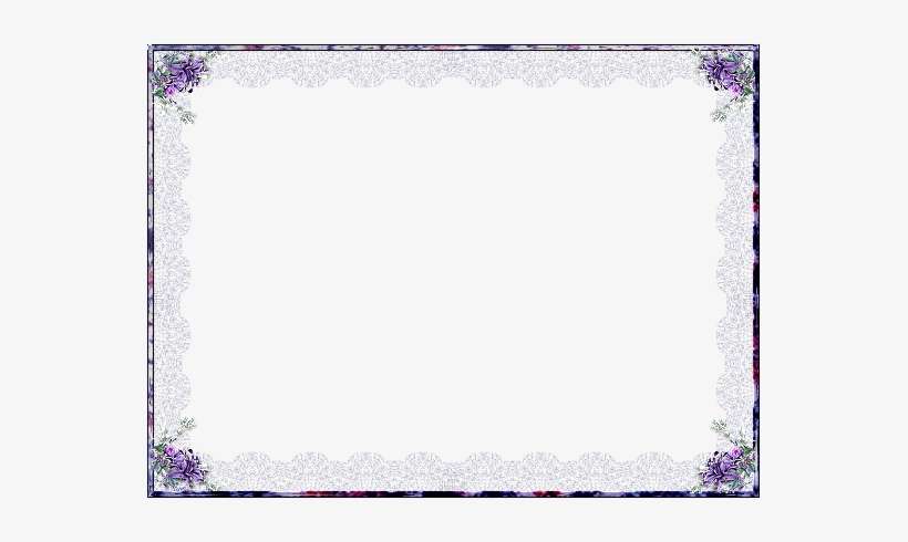 Purple Picture Frames 2 Of 4 Pages - Border, transparent png download