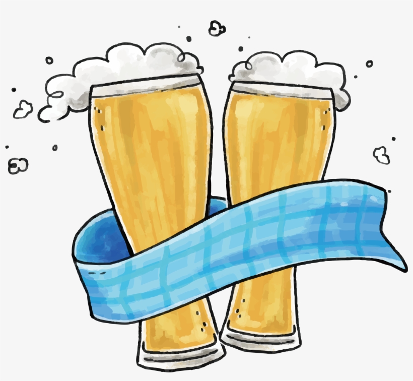 Beer And Museum Festival Hand Painted Poster - Beer, transparent png download