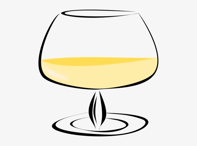 Cognac,glass,paint,free Vector Graphics - Cognac Clip Art, transparent png download