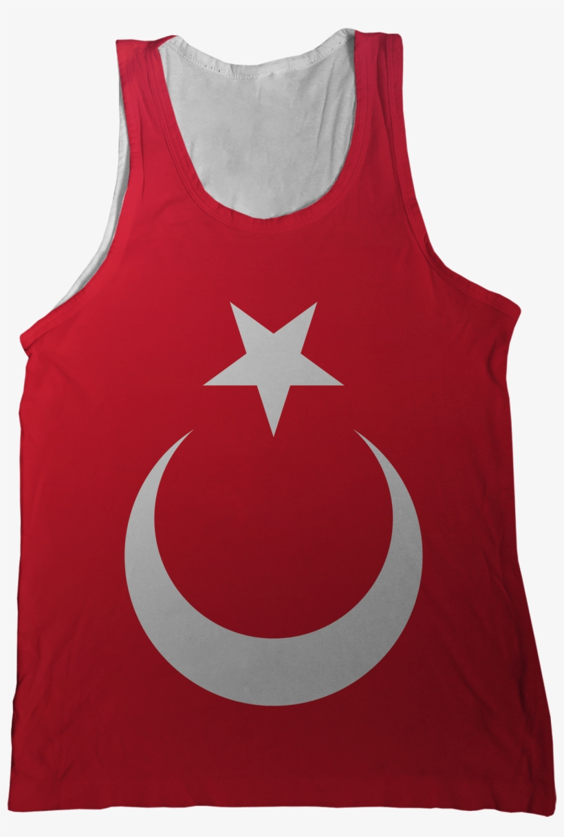 Turkey Flag Tank Top - Flag Of Turkey, transparent png download