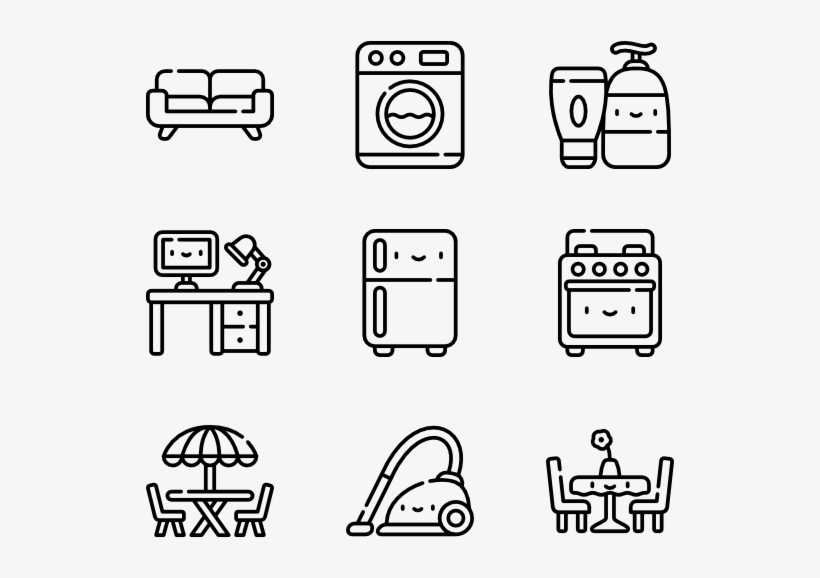 Home & Living 50 Icons - Travel Icon Transparent Background, transparent png download