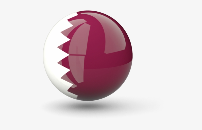 Stylized Flag Of Qatar - Qatar Flag Png Icon, transparent png download