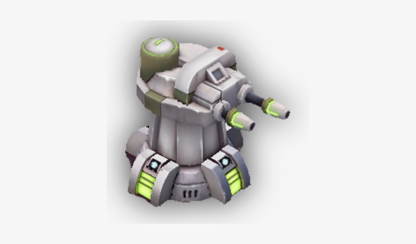 Rapid Turret Lvl - Mecha, transparent png download