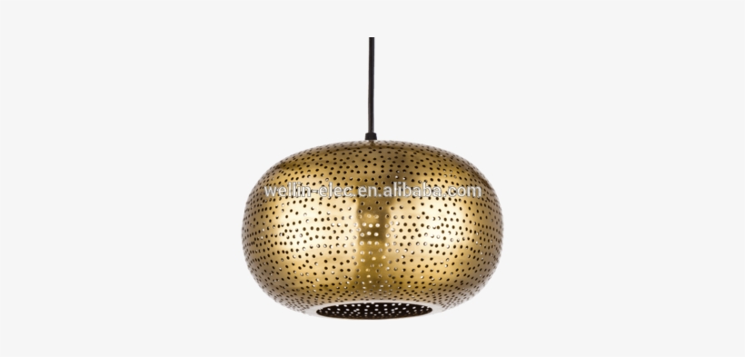 Loft Vintage Brass Hanging Lamp Pendant, Antique Iron - Lampshade, transparent png download