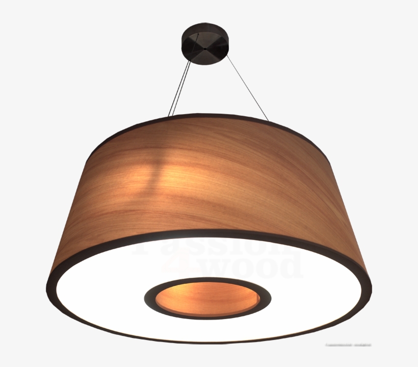Hanglamp In Hout In De Vorm Van Een Donut, Concaaf - Hanglamp Design Hout, transparent png download