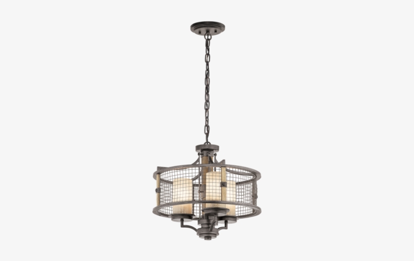 Ahrendale 3 Light Chandelier/semi Flush - Kichler Ahrendale, transparent png download