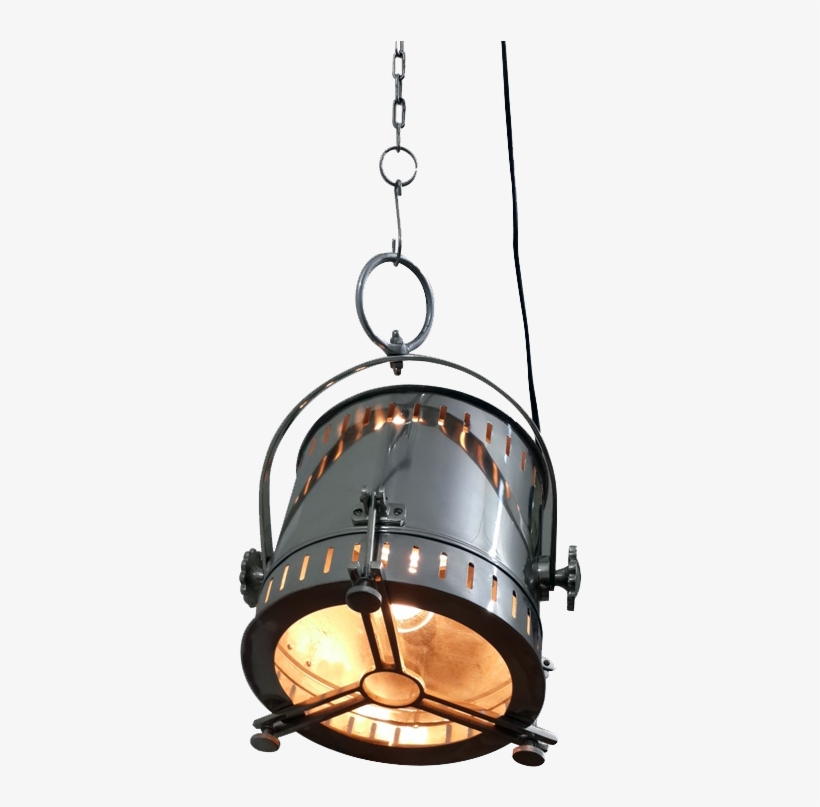 Modern Nautical Chrome Pendent Lamp - Ceiling Fixture, transparent png download