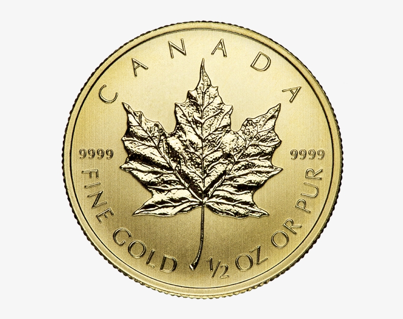 1 2 Oz Common Date Thumb - Canadian Maple Leaf, transparent png download