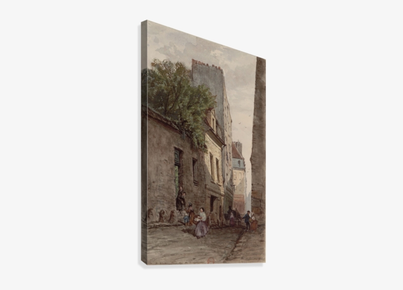 Maison Du Diacre Francois De Paris Rue Des Bourguignons - Adrien Dauzats, transparent png download