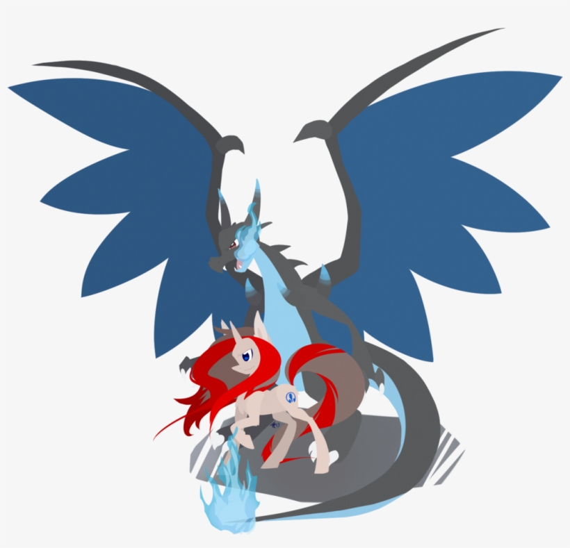 Djman12545, Charizard, Crossover, Male, Mega Charizard - Illustration, transparent png download