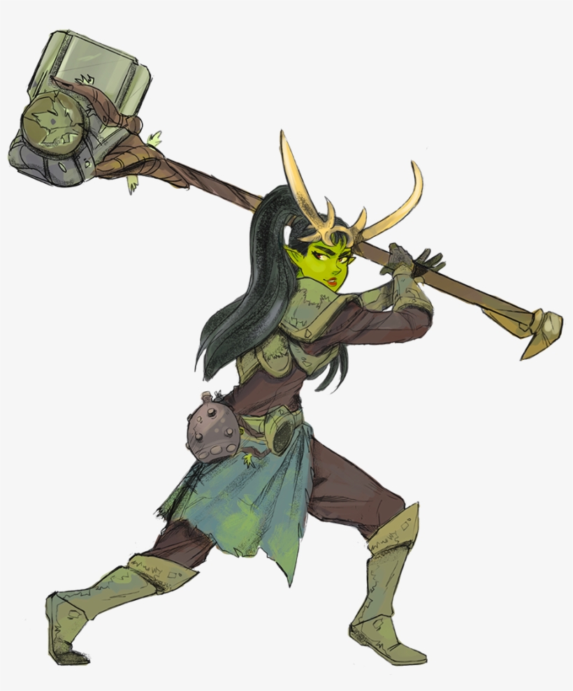 [oc][art] Shirazad, Halfelf Paladin Of Silvanus - Paladin Of Silvanus, transparent png download