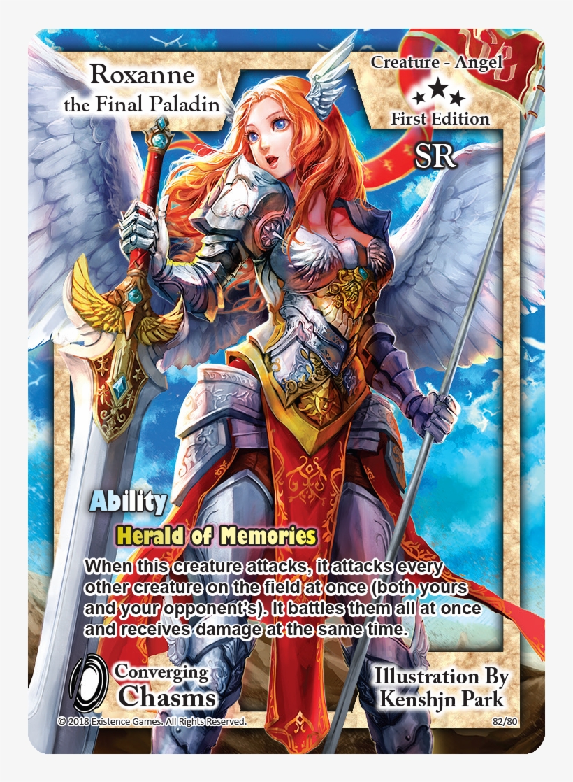 82 Roxanne The Final Paladin - Collectible Card Game, transparent png download