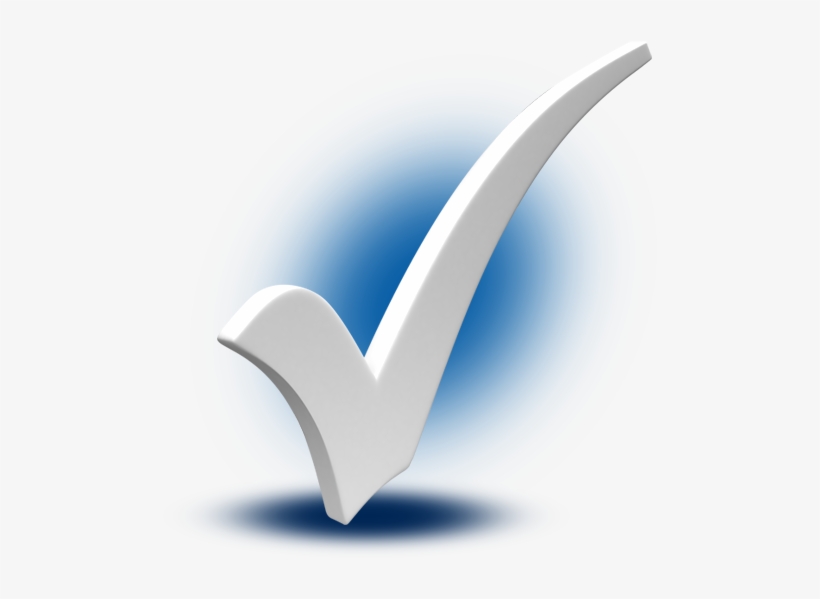 Free White Checkmark Png - Chair, transparent png download