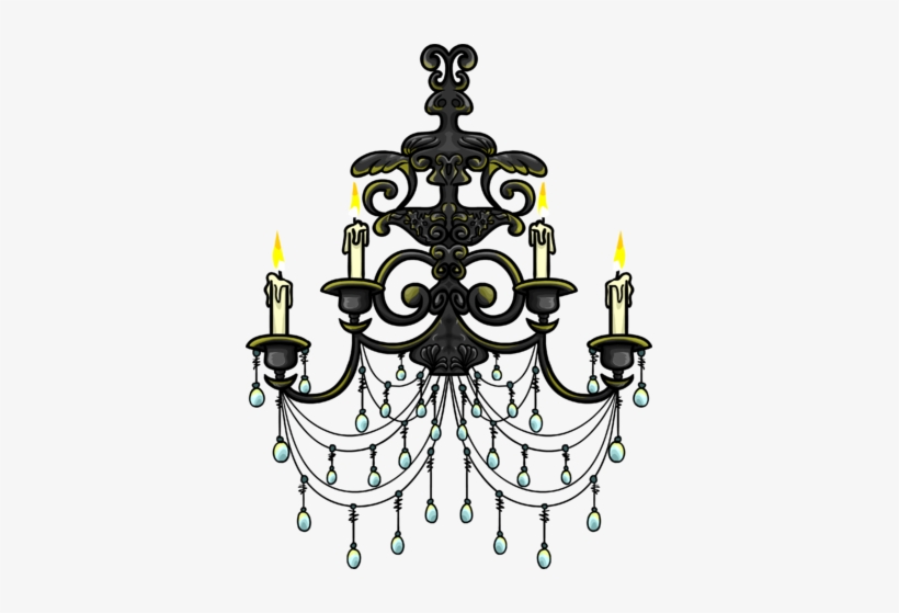 Iron Chandelier Sprite 002 - Club Penguin Estate Igloo, transparent png download