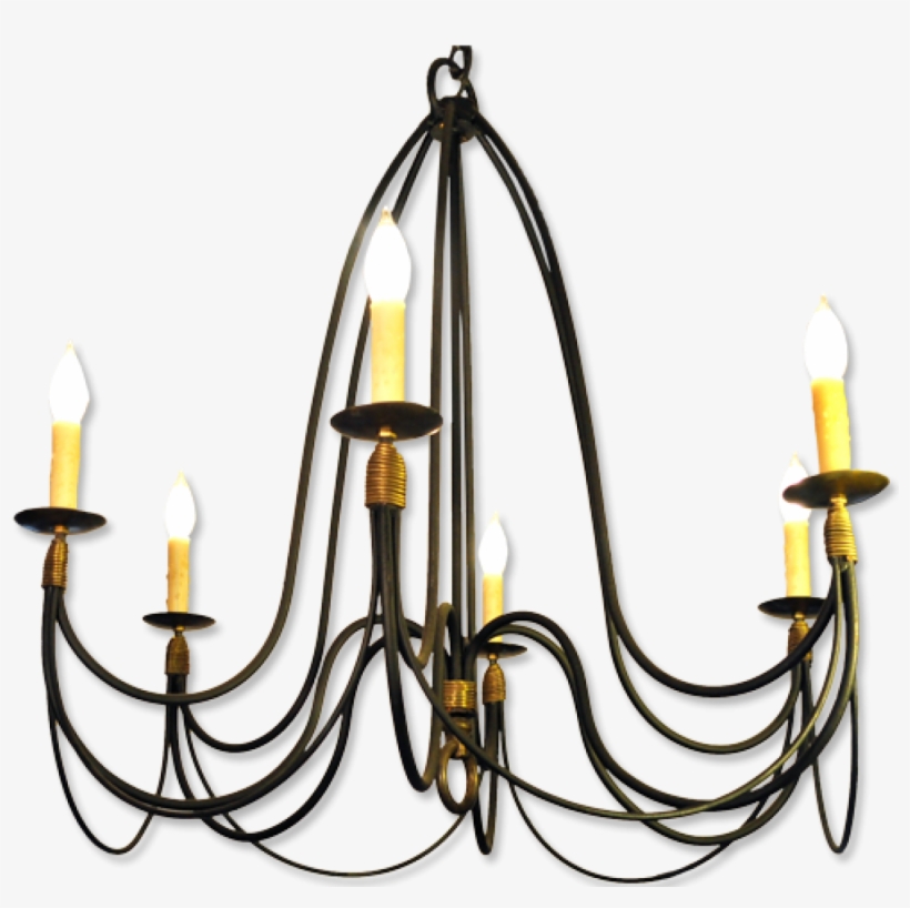 Creative Cutom Diy French Country Chandelier With Black - Png Kitchen Frame Transparent, transparent png download