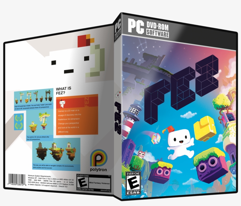 Comments Fez Box Cover Comments - Fez - Ps4 Download, transparent png download
