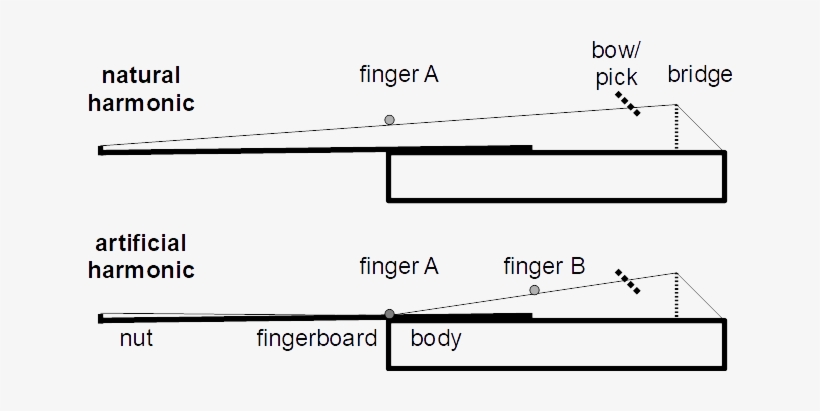 Natural Versus Artificial Harmonic - Artificial Harmonics, transparent png download