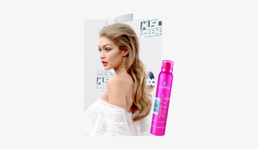 Gigi Hadid's High Volume Hair - Lee Stafford Double Blow Mousse, transparent png download