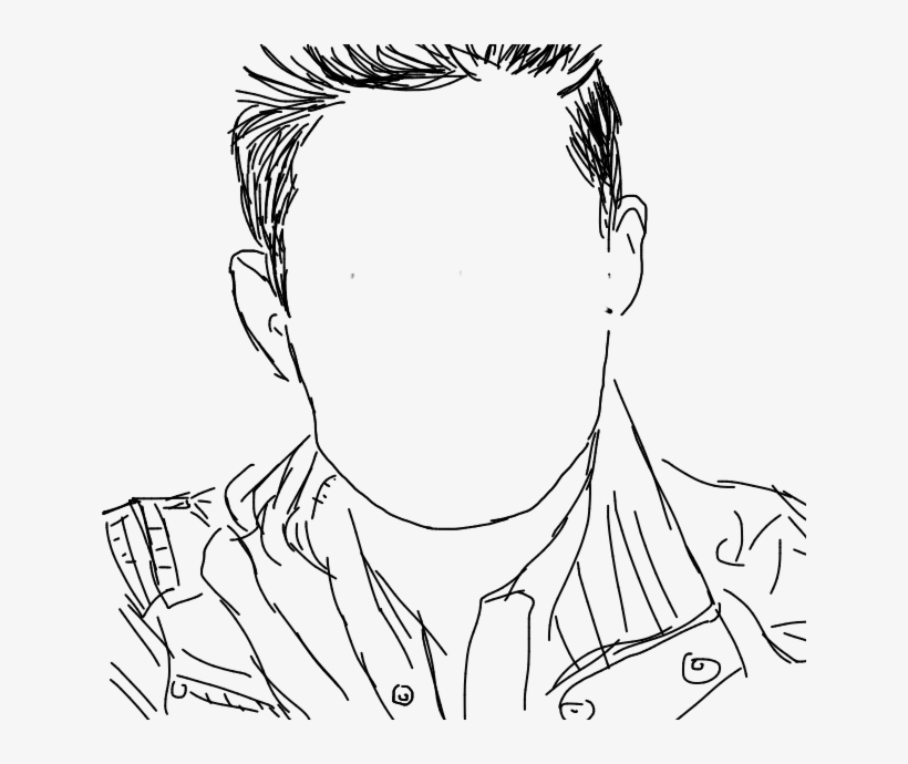 Dean Winchester Outline {i'm Surprised It Turned Out - Dean Winchester, transparent png download