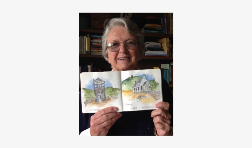 Watercolor Journal - Senior Citizen, transparent png download