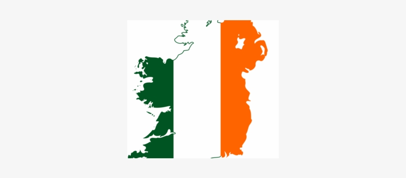 Aida Update Ireland - Ireland Flag Map, transparent png download