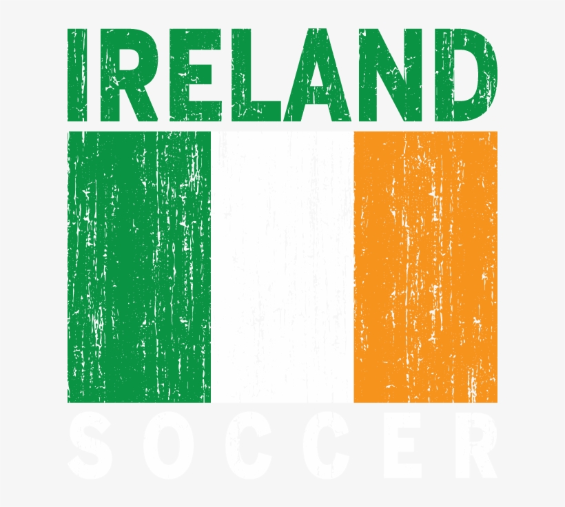 Ireland Flag Soccer Football Irish Pride Eire 2014 - Republic Of Ireland, transparent png download