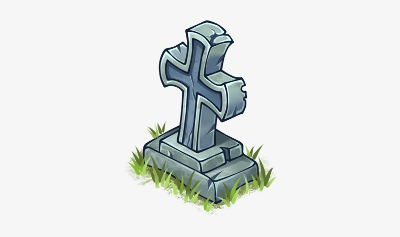 Decor Grave 2 - Cross, transparent png download