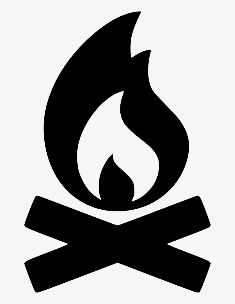 Campfire Fire Svg Png Icon Free Download - Icon, transparent png download