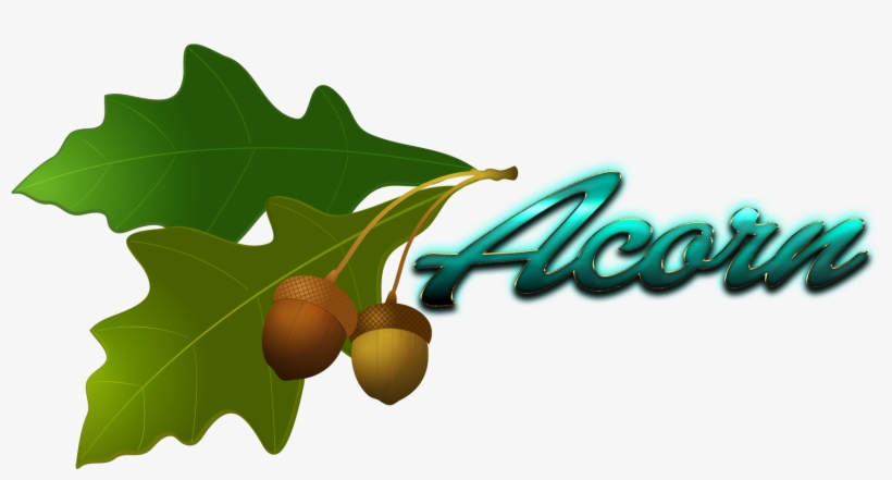 Acorn And Oak Leaf, transparent png download