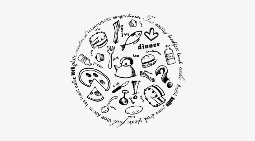 Choose Color - Food Wall Sticker Png, transparent png download