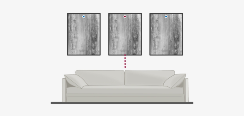 There Are 2 Types Of Measurements You Will Need - Hang 3 Pictures On A Wall, transparent png download