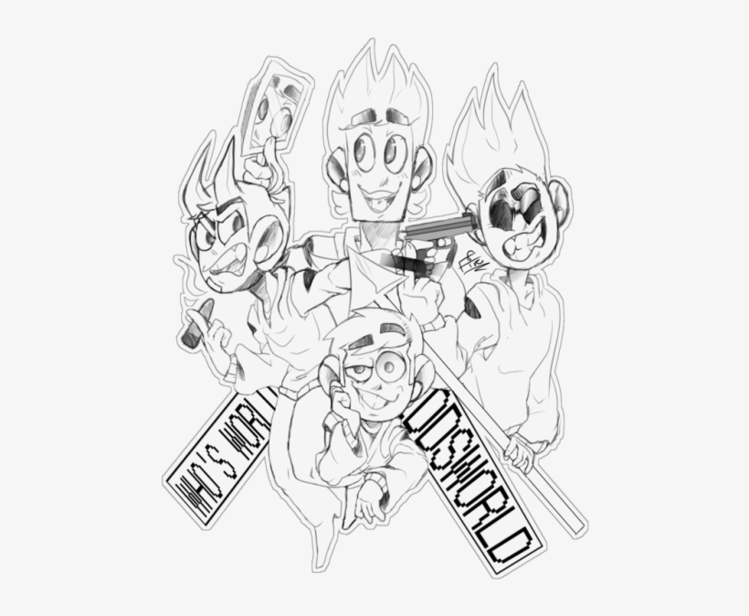 Who's World Is It Eddsworld - Cartoon, transparent png download