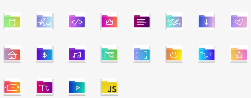 Folders Without Icons - Icon, transparent png download