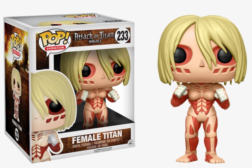 Attack - Female Titan Funko Pop, transparent png download