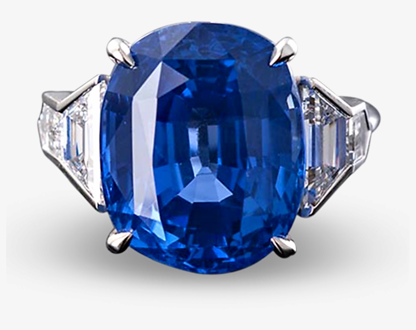 Untreated Ceylon Sapphire Ring, - Untreated Ceylon Sapphire Ring, 16.45 Carats, transparent png download
