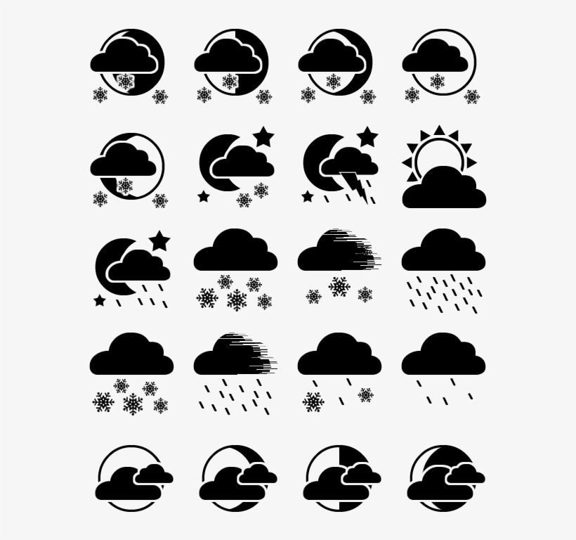Free Icon Search Engine - Weather Image Flat, transparent png download