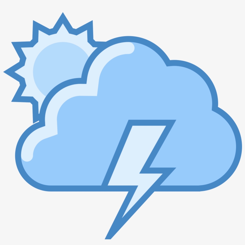 Stormy Weather Icon - Icon, transparent png download