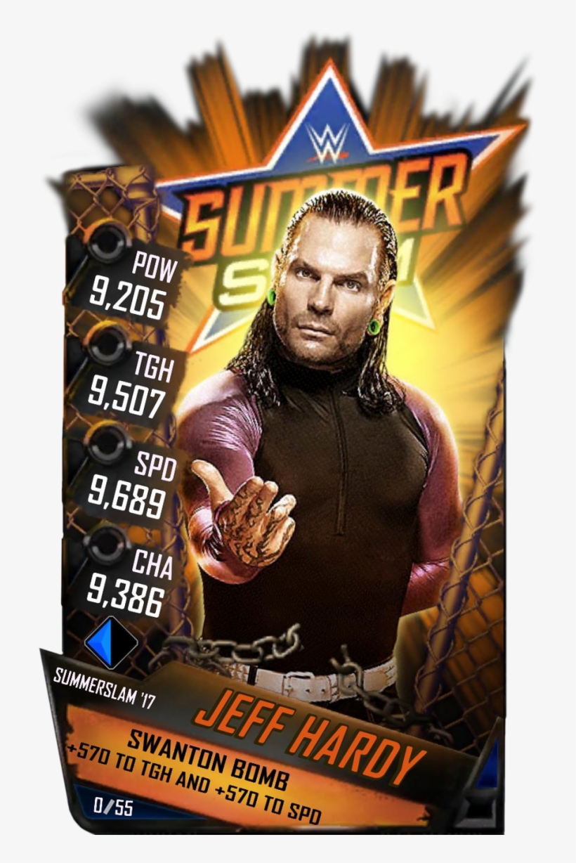 Supercard Jeffhardy S3 14 Wrestlemania33 Ringdom Supercard - Summerslam 2014 [blu-ray], transparent png download