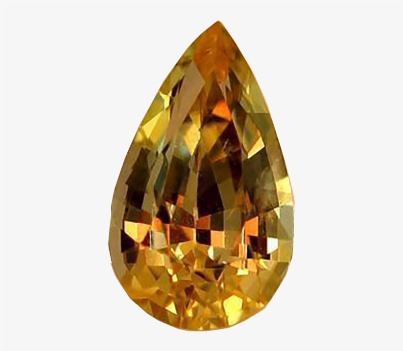Natural Yellow Sapphire - Sapphire, transparent png download