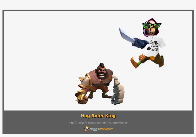 Hog Rider King - Clash Of Clans, transparent png download