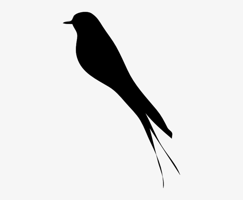 Png Royalty Free Blackbird Clip Art At Clker Com Vector - Bird Silhouette, transparent png download