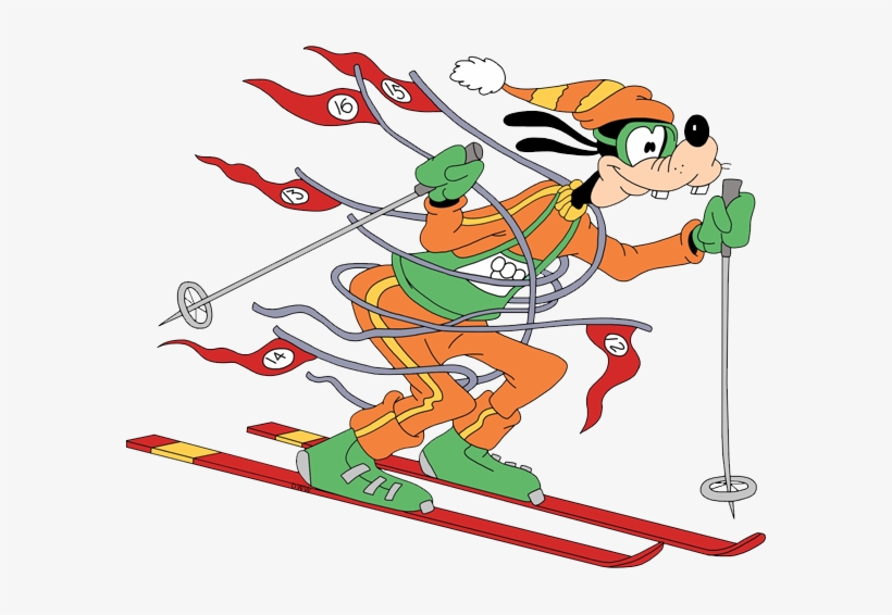 Minnie Mouse Mickey Mouse Clip Art - Donald Duck På Ski, transparent png download