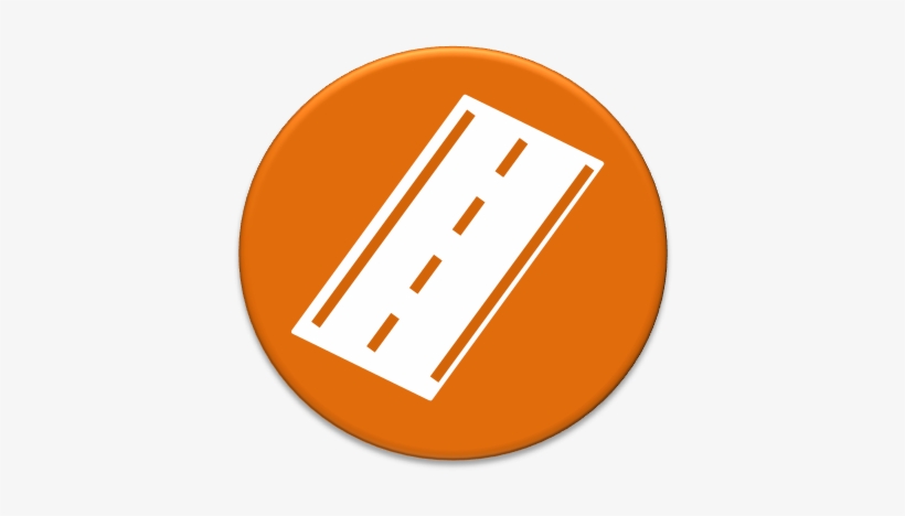 Construction Road Project Icon - Road Icon Png Circle, transparent png download