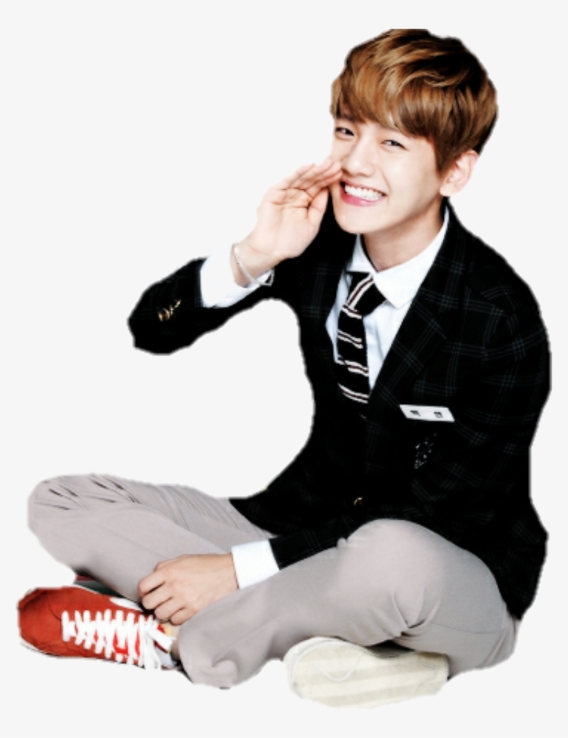 Baekhyun Transparent Hashtag Images On Tumblr - Baekhyun Sitting Png, transparent png download