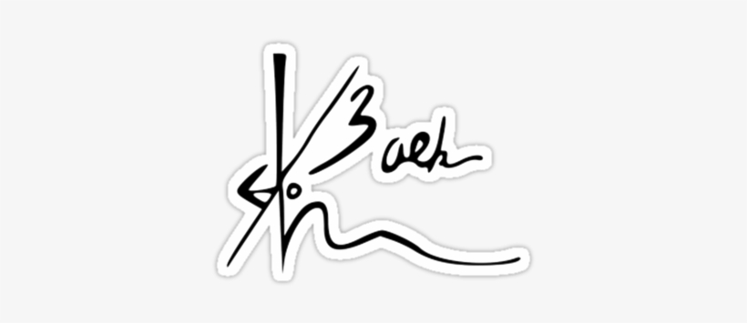 Baekautograph - Byun Baekhyun Signature, transparent png download