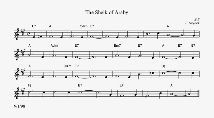 Listen To Sheik Of Araby, The - Shenandoah National Park, transparent png download