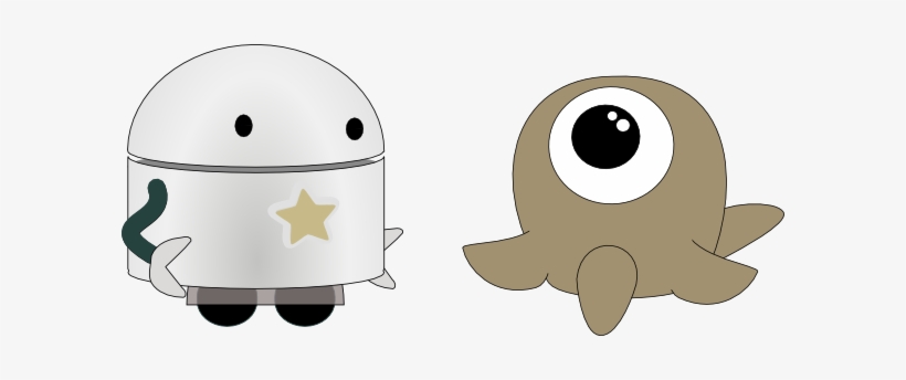 The Robot Is Shiny Silver-grey, - Alien Alien, transparent png download