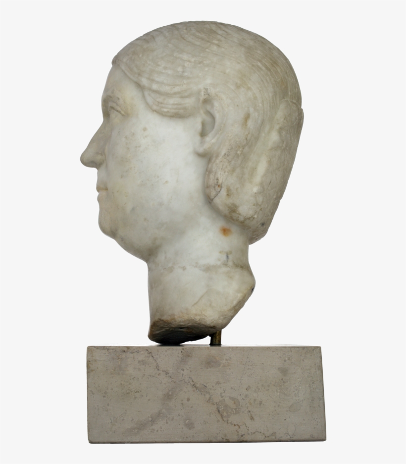 Sculpture “portrait Of A Roman Woman” - Sculpture, transparent png download