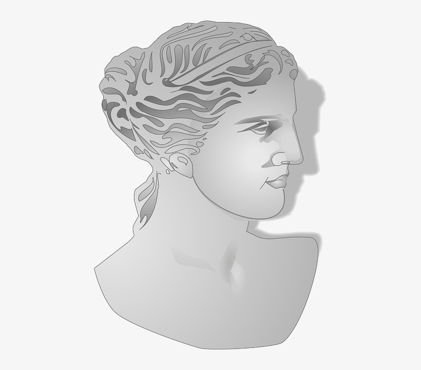 Portrait, Roman, Venus, Tomas, Greece, Milo - Greek Clip Art Transparent, transparent png download